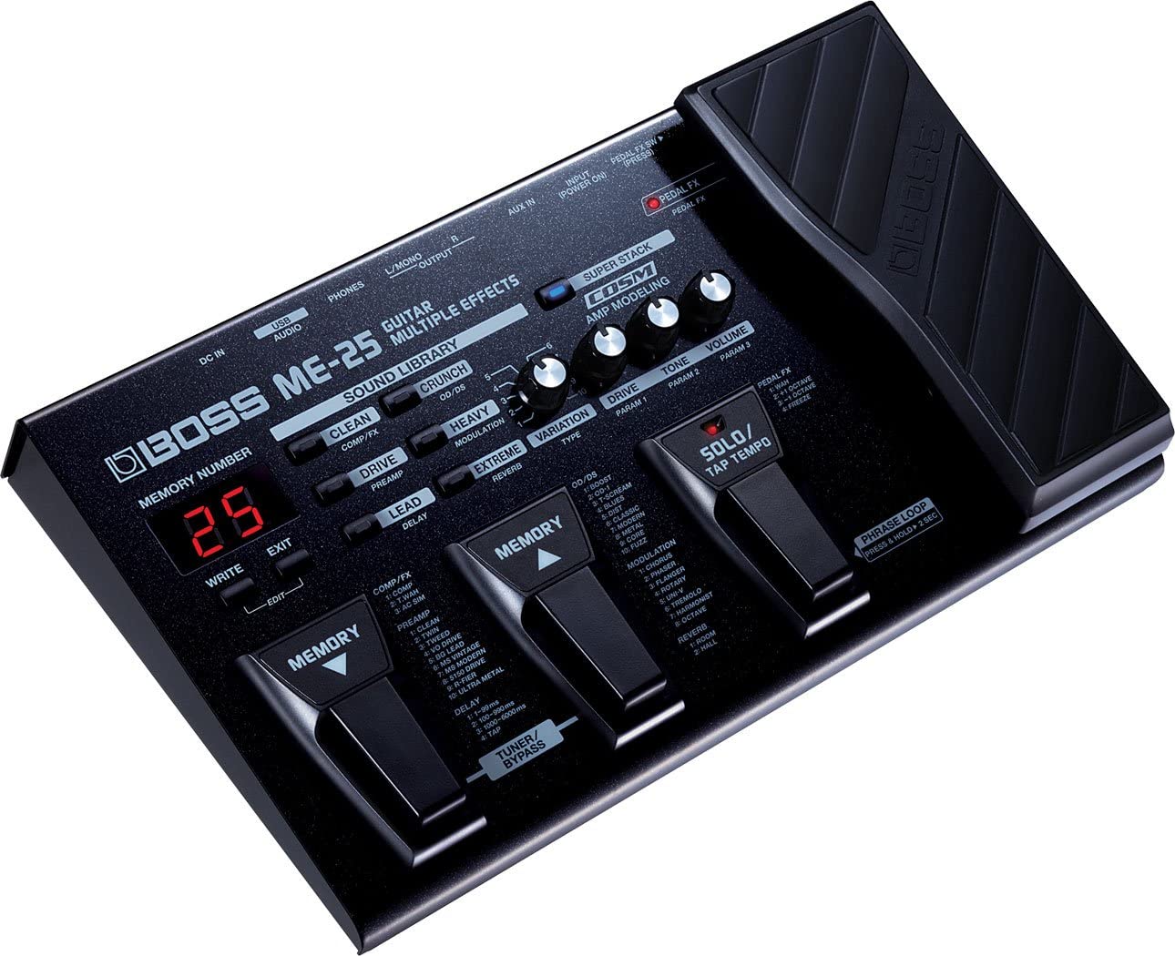 Boss ME25 Guitar Multi-Effects Pedal