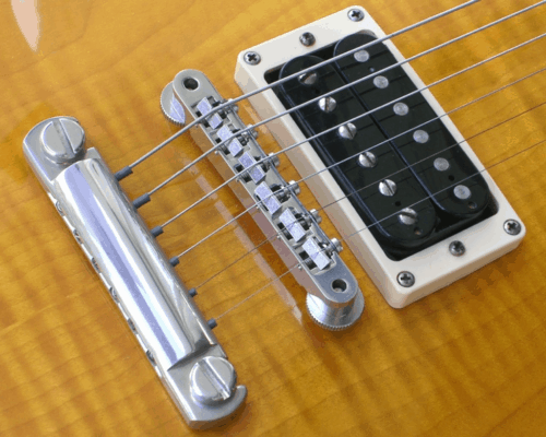 electric guitar bridge and saddle