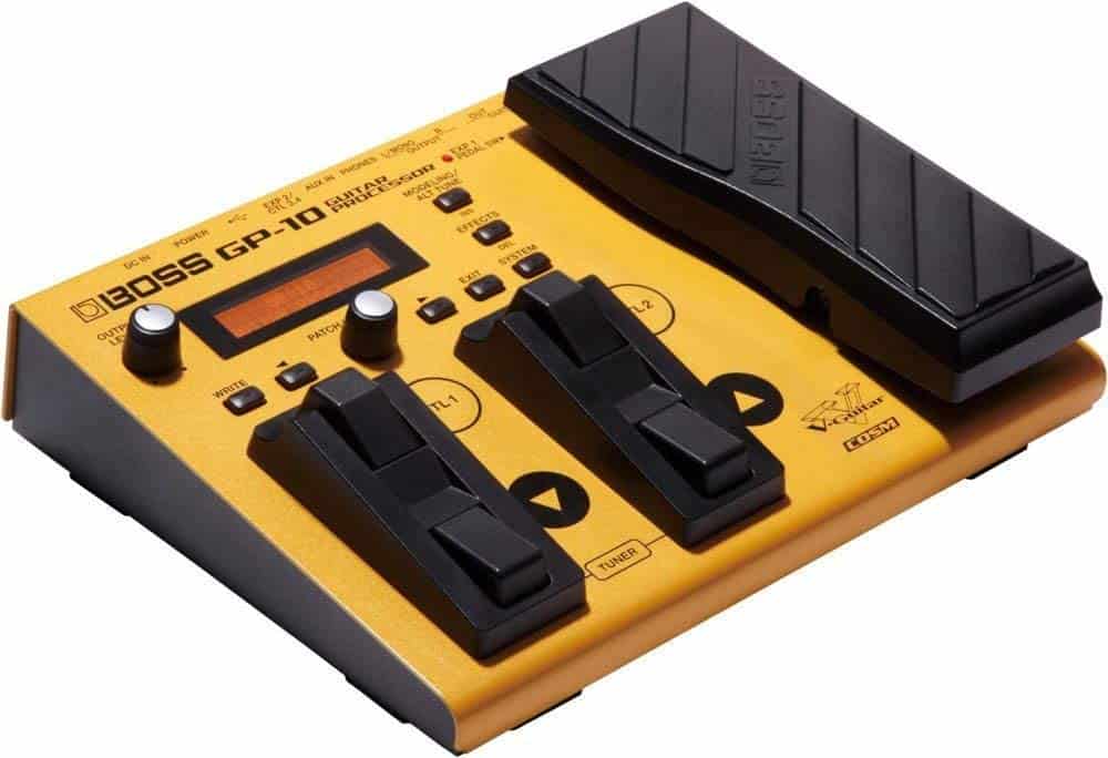 yellow boss pedal