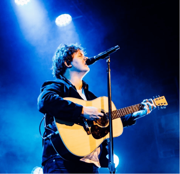 singer with a guitar