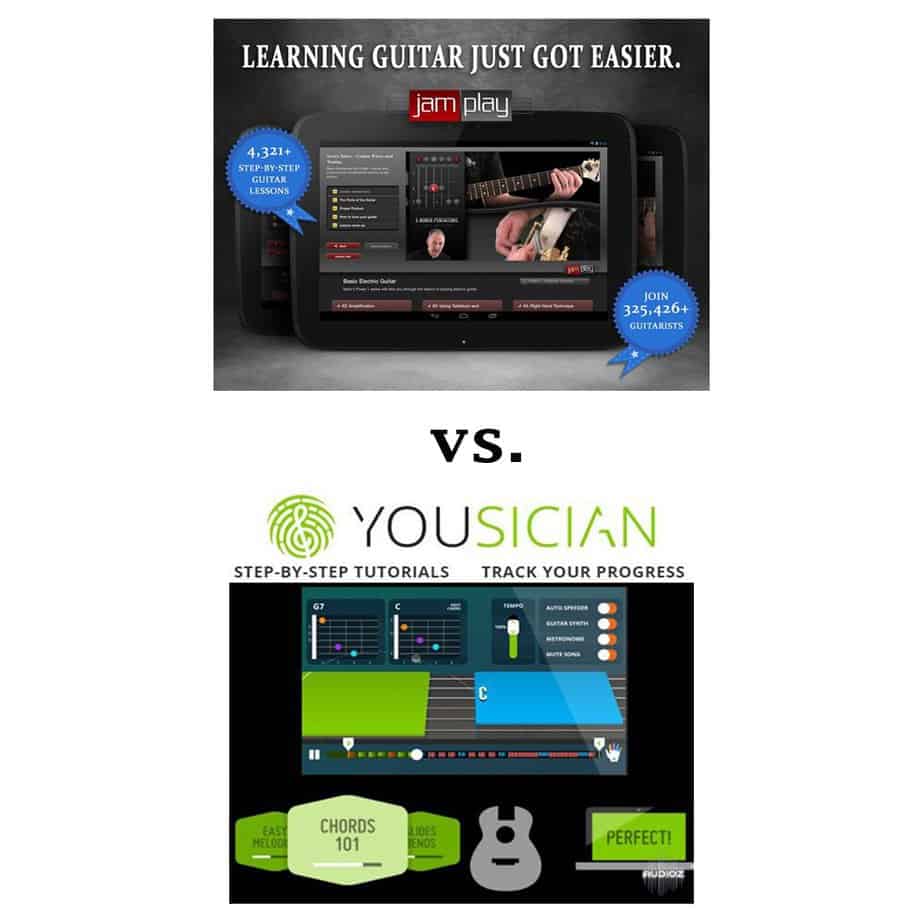 Yousician VS Jam Play Online Lesson Comparison