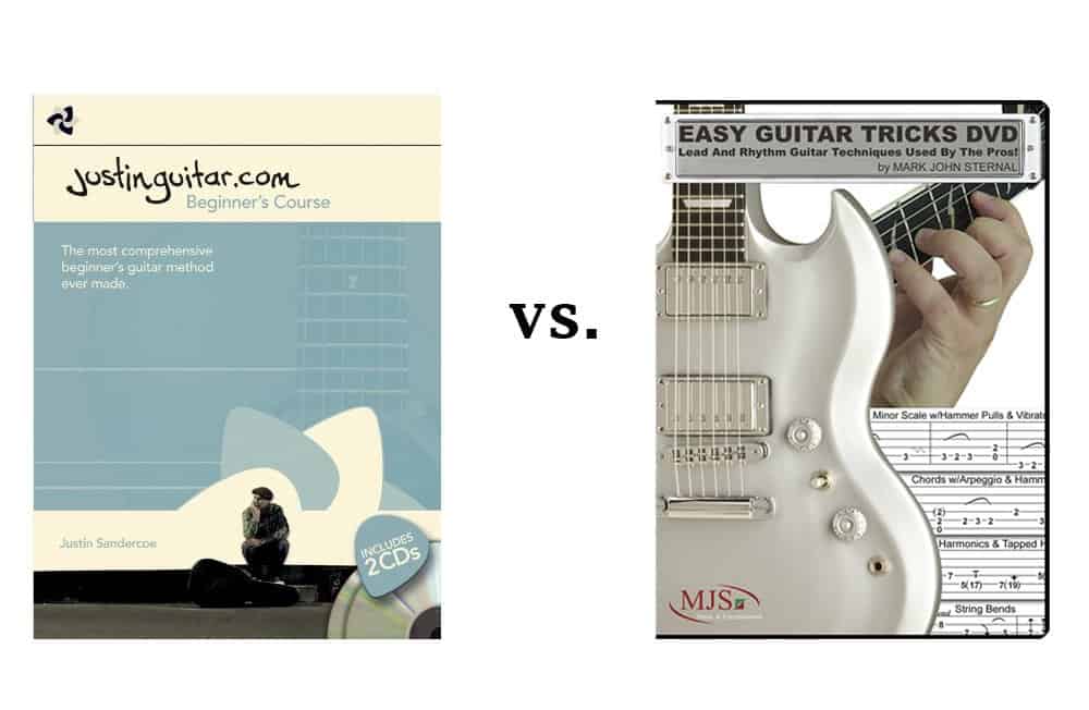 Guitar Tricks VS Justin Guitar Online Lesson Comparison