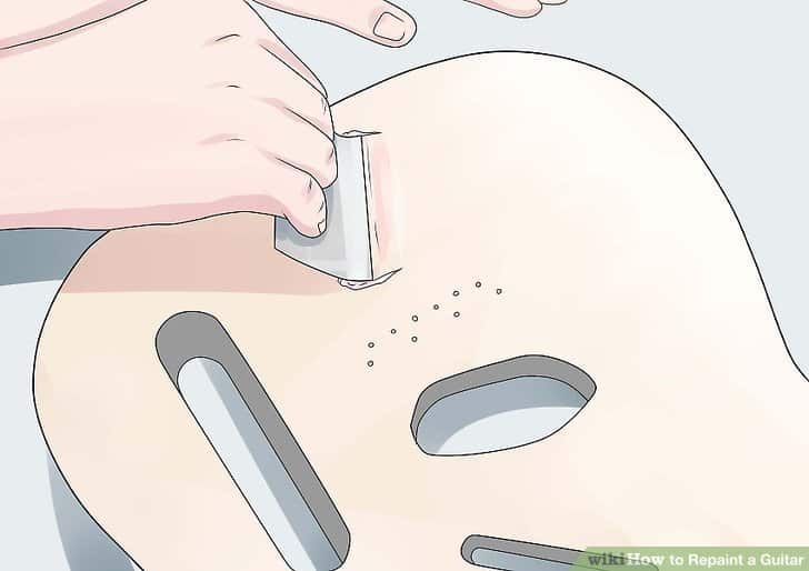 applying grain filler