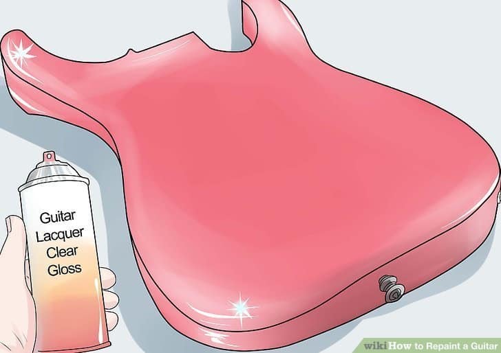 Applying a clear coat