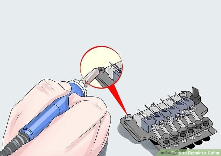 Removing Guitar Bridge Studs