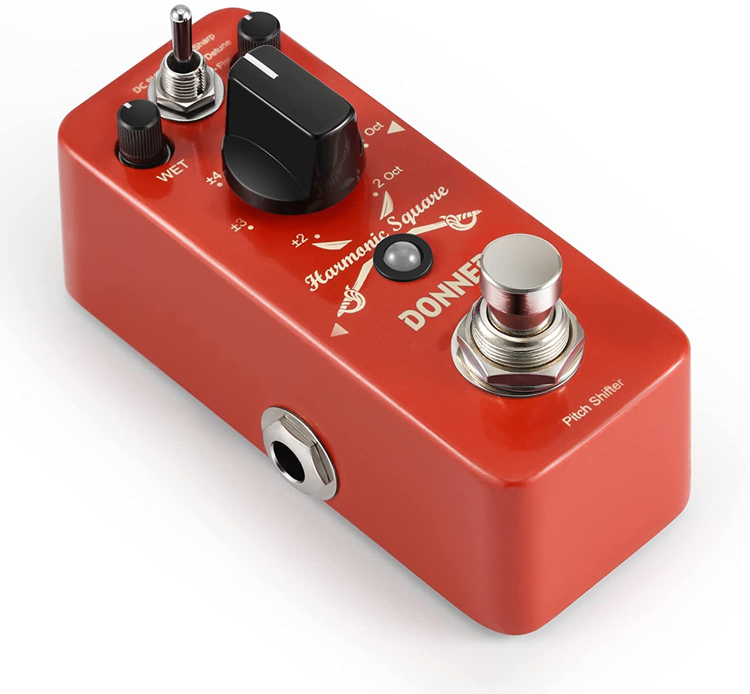 Donner Digital Octave Guitar Effect Pedal Harmonic Square 7 Modes