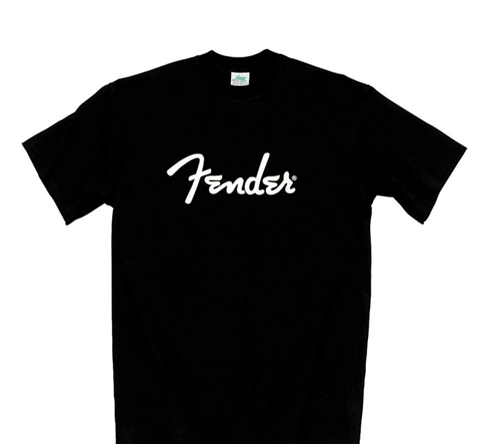 Fender Logo T-Shirt Black Extra Extra Large | Guitar Center