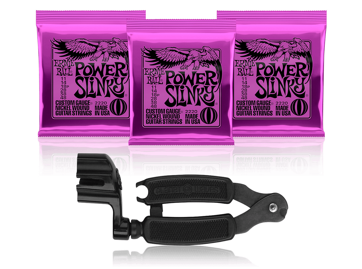 Ernie Ball 2220 Electric Guitar Strings 3-Pack | Musician’s Friend