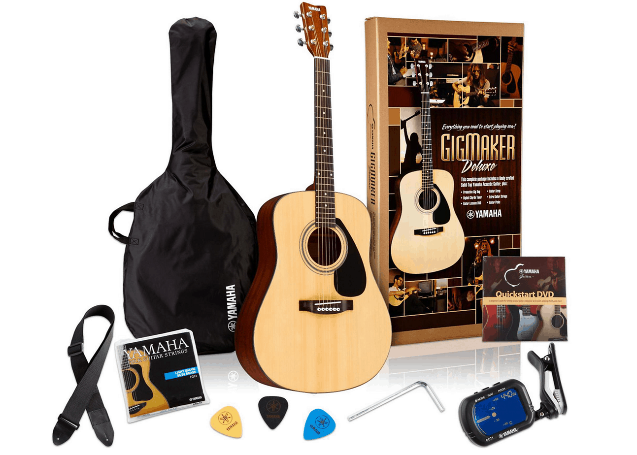 Yamaha GigMaker Deluxe Acoustic Guitar Pack FD01S | Guitar Center