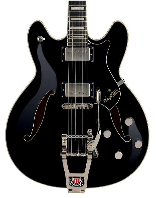 Hagstrom Tremar Viking Deluxe Electric Guitar Gloss Black | Guitar Center