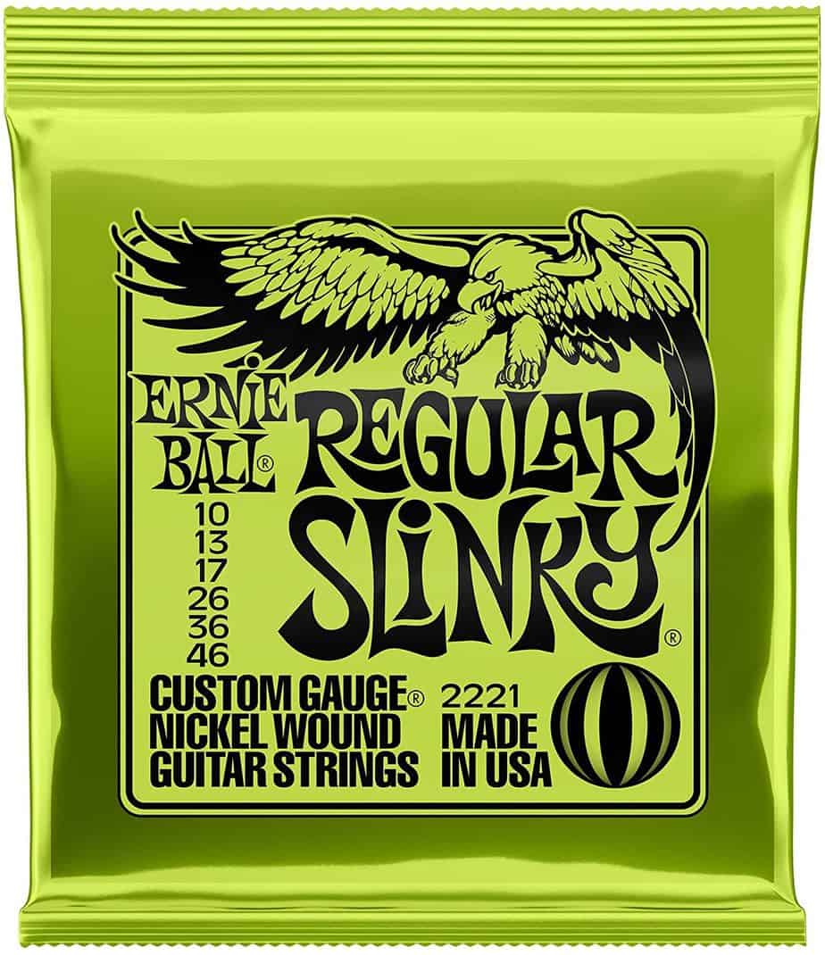 Ernie Ball Regular Slinky 2221 Electric Guitar Strings | Sweetwater