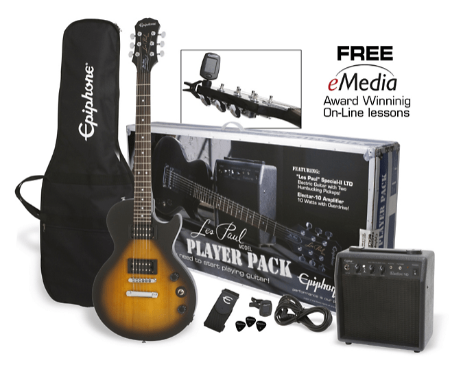 Epiphone Les Paul Electric Guitar Player Pack | Guitar Center