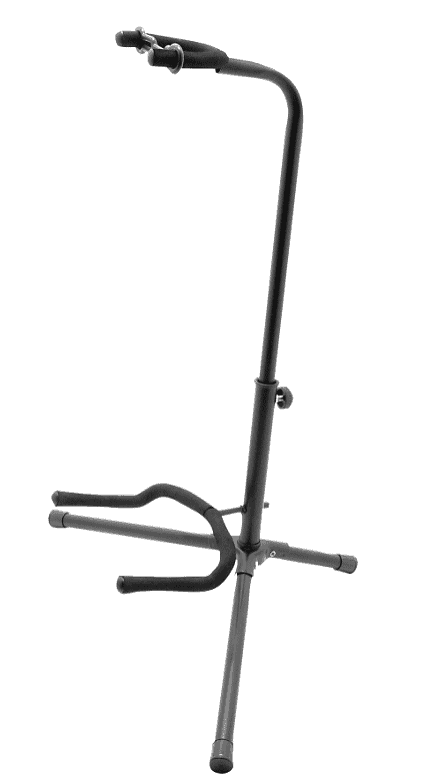 On-Stage XCG4 Black Tripod Guitar Stand, Single Stand | Guitar Center