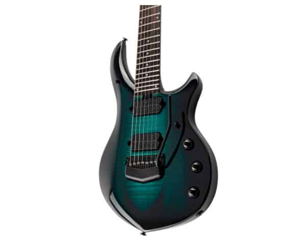 green black guitar