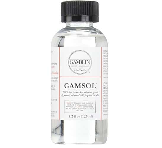Gamblin Gamsol Odorless Mineral Spirits Bottle | Amazon