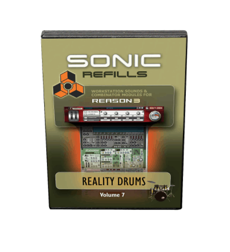 Sonic Reality Reason 3 Refills Vol. 07: Reality Drums | Guitar Center