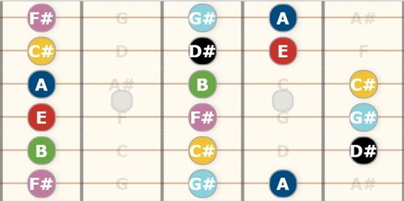 Guitar Playing E Major