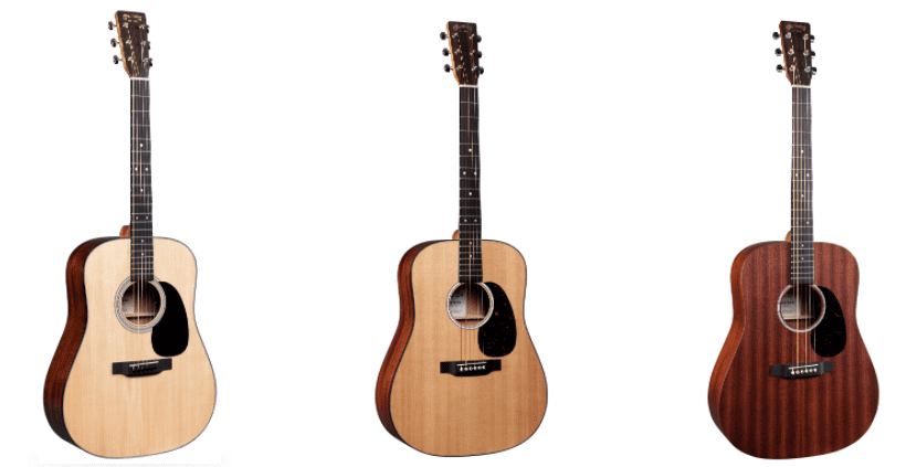 Martin Road Series Guitars