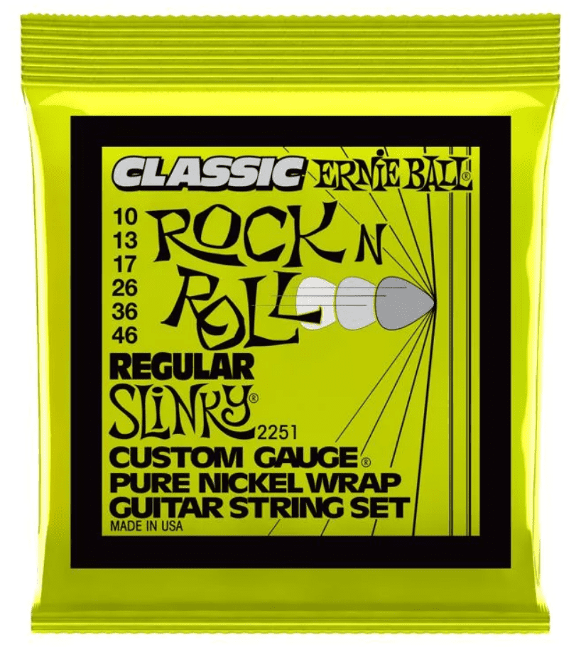 Ernie Ball 2251 Regular Slinky Classic Rock N Roll Electric Guitar Strings