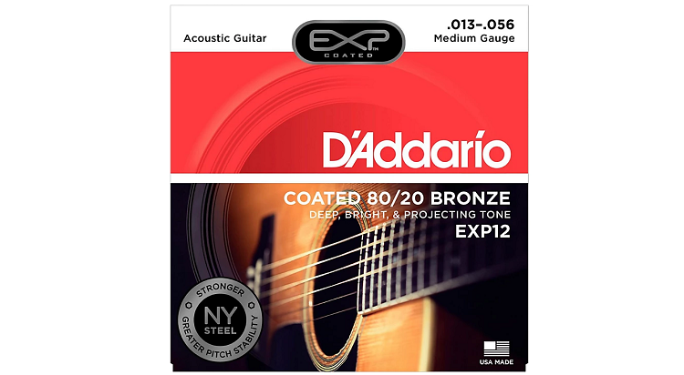 D'Addario Coated 80/20 12-String Acoustic Strings