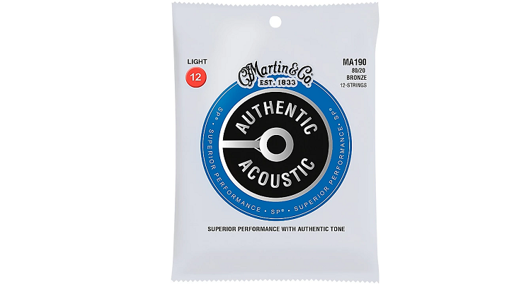 Martin MA190 SP 12-String 80/20 Acoustic Strings