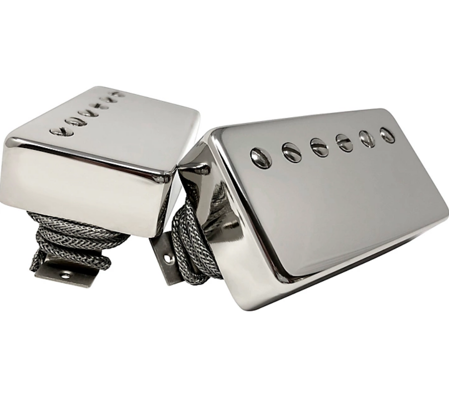 Sheptone Tribute PAF Style Humbucker Set with Nickel Covers Nickel Cover
