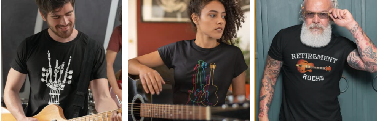 Guitar t-shirts