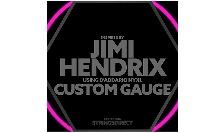 Jimi Hendrix-inspired 10-38 Electric Guitar Custom Gauge (D'Addario NYXL)