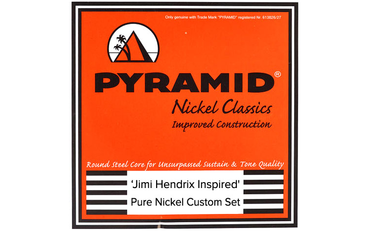 Pyramid Pure Nickel 'Jimi Hendrix Inspired' Custom Set 10-38, Full Set