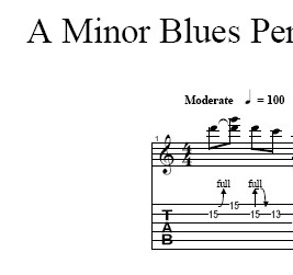 Beginner Blues Licks