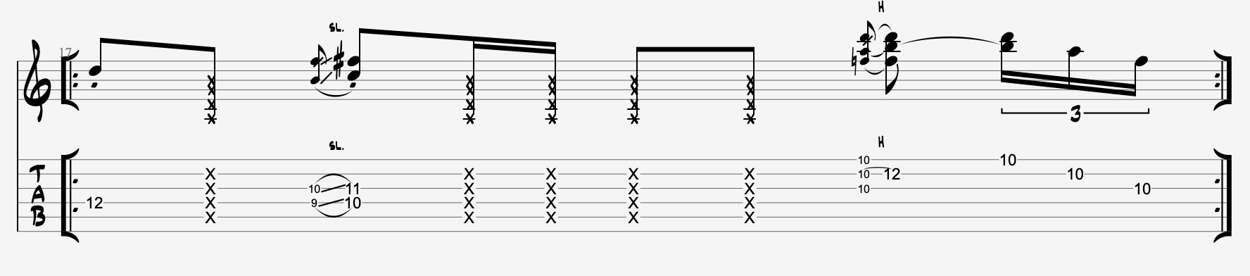 D Minor Pentatonic Scale Lick