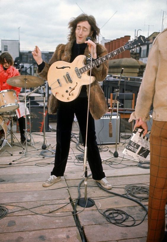 lennon on a roof concert