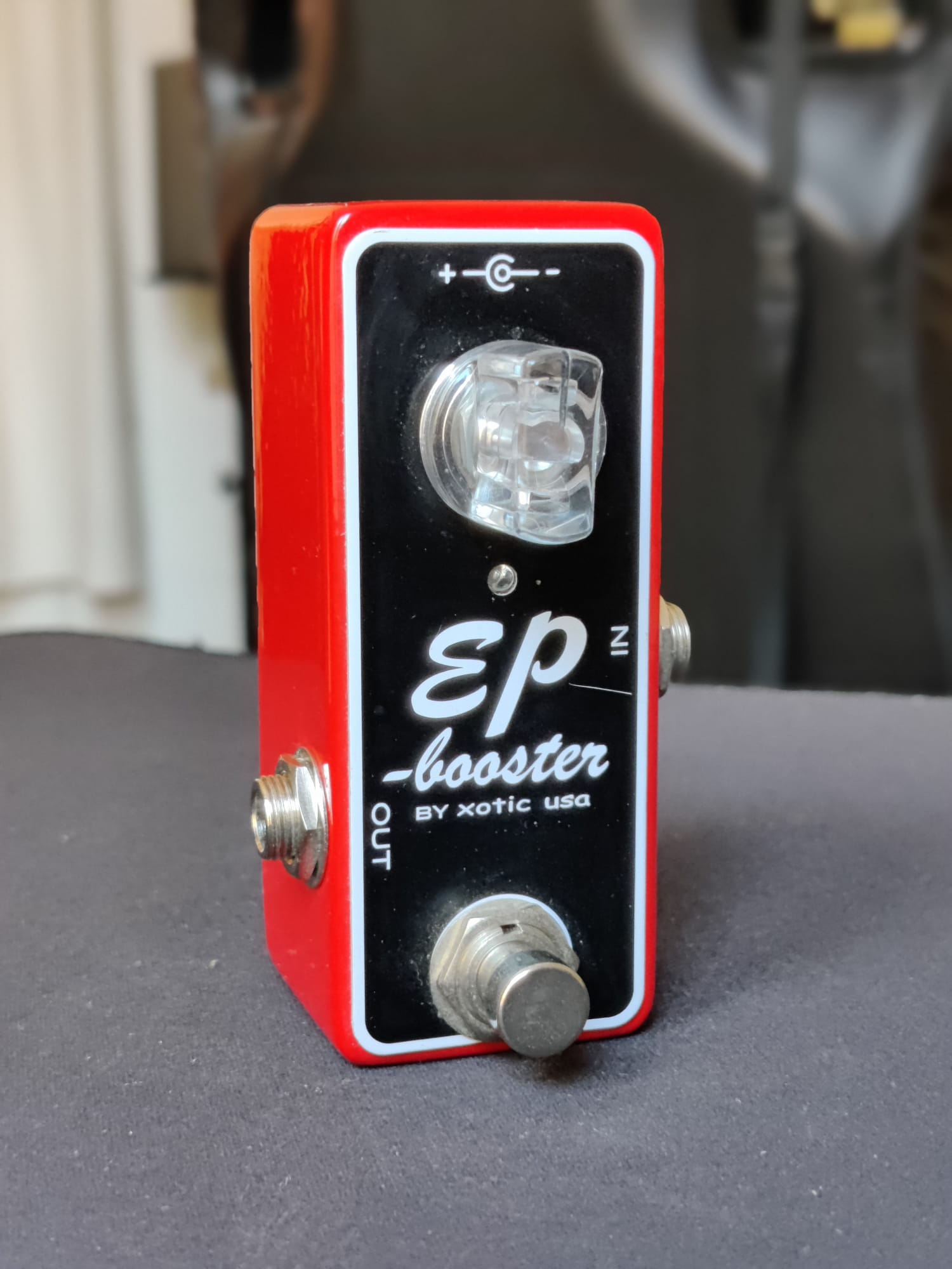 Xotic EP Booster Red Limited Edition Side Profile
