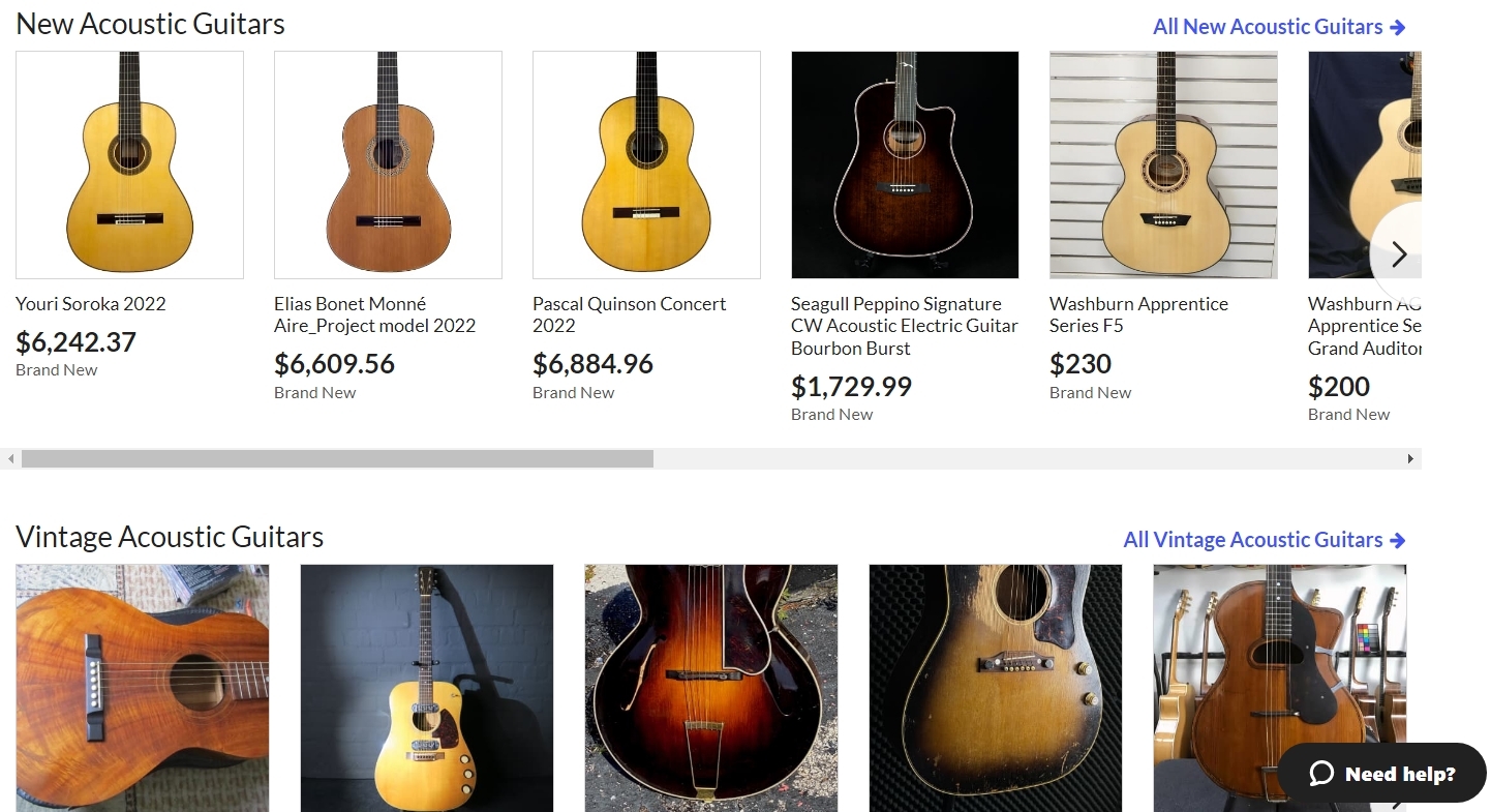 reverb sell guitars online