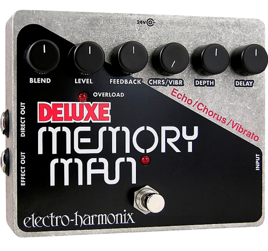 Electro-Harmonix Deluxe Memory Man XO Analog Delay Guitar Effects Pedal