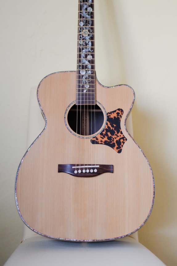 Torrefied Cedar Acoustic Guitar