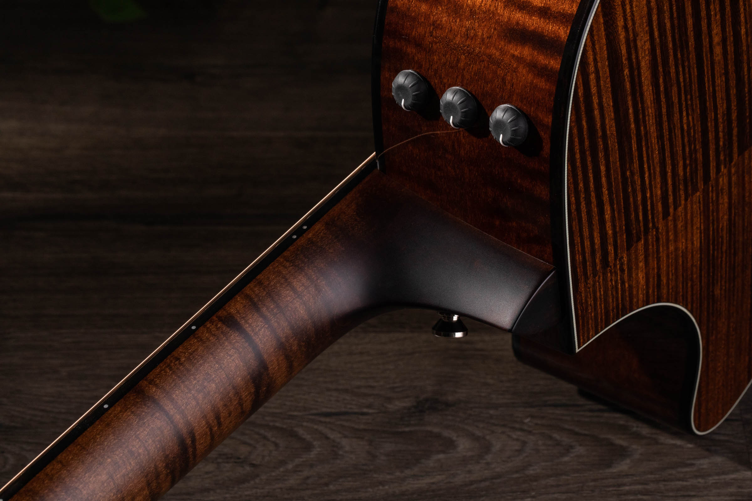 black brown guitar spruce