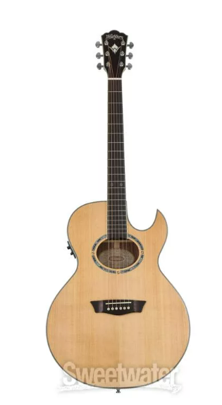 Washburn Festival EA20S, Nuno Bettencourt Acoustic-Electric Guitar - Natural