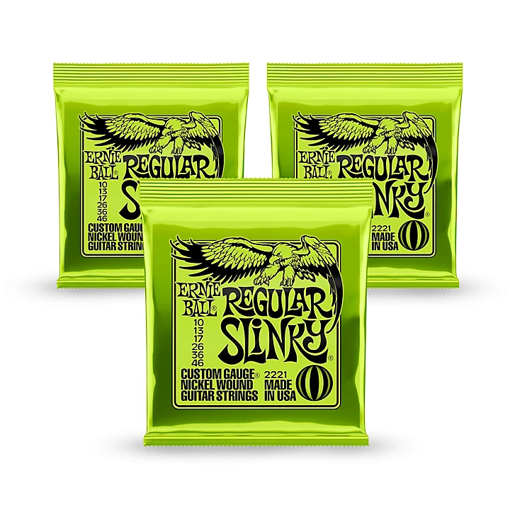 Ernie Ball 2221 Nickel Regular Slinky Electric Guitar Strings | Sweetwater