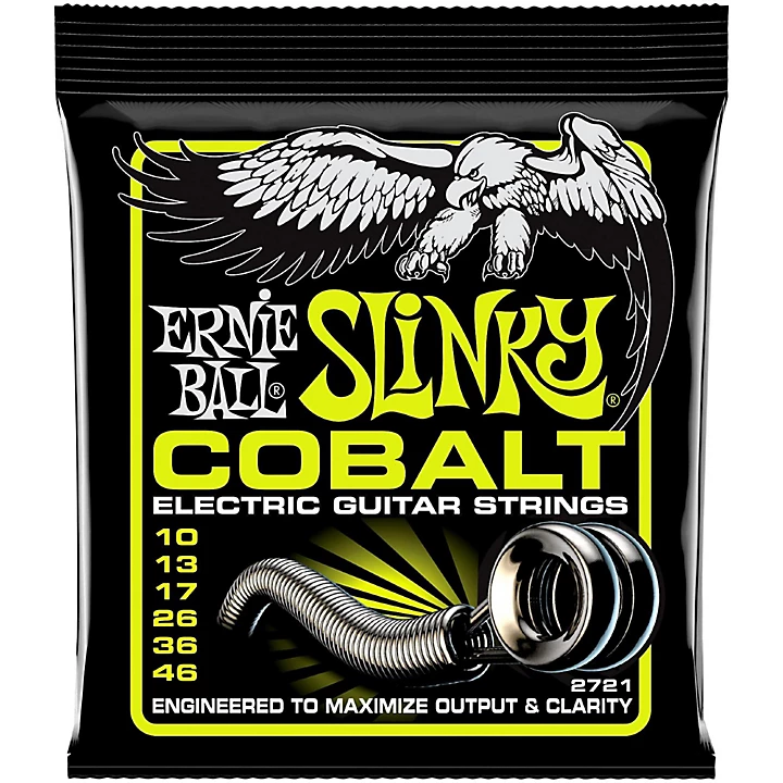 Ernie Ball 2721 Cobalt Regular Slinky Electric Guitar Strings | Guitar Center