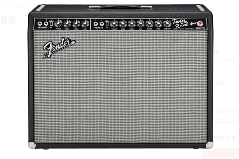 Fender '65 Twin Reverb amp