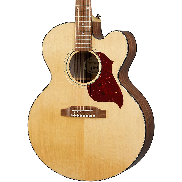 Gibson J-185 EC Modern Walnut Acoustic-Electric Guitar | Reverb