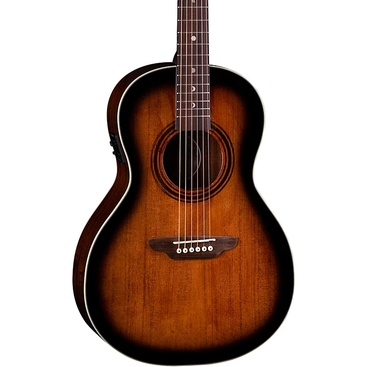 Luna Art Vintage Parlor Solid-Top Acoustic-Electric Guitar | Guitar Center