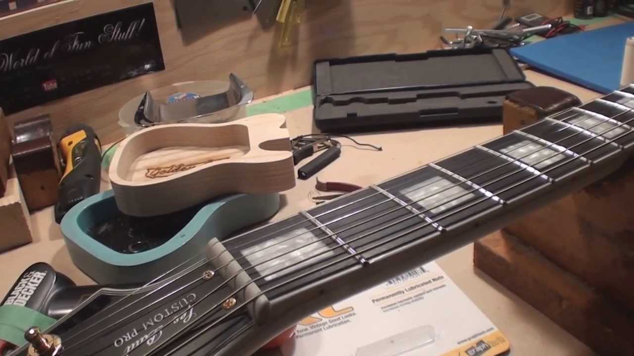 guitar nut installation