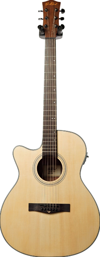 Eastcoast G1CEL Grand Auditorium Left-Handed Electro Acoustic Guitar With Cutaway In Natural