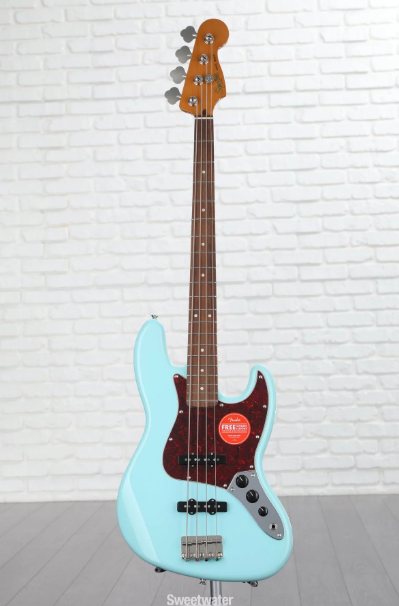 Squier Classic Vibe 60s Jazz Bass Daphne Blue