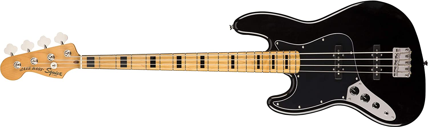 Squier by Fender Classic Vibe 70's Left-Handed Jazz Bass - Maple - Black