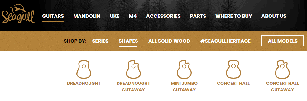 seagull acoustic guitars