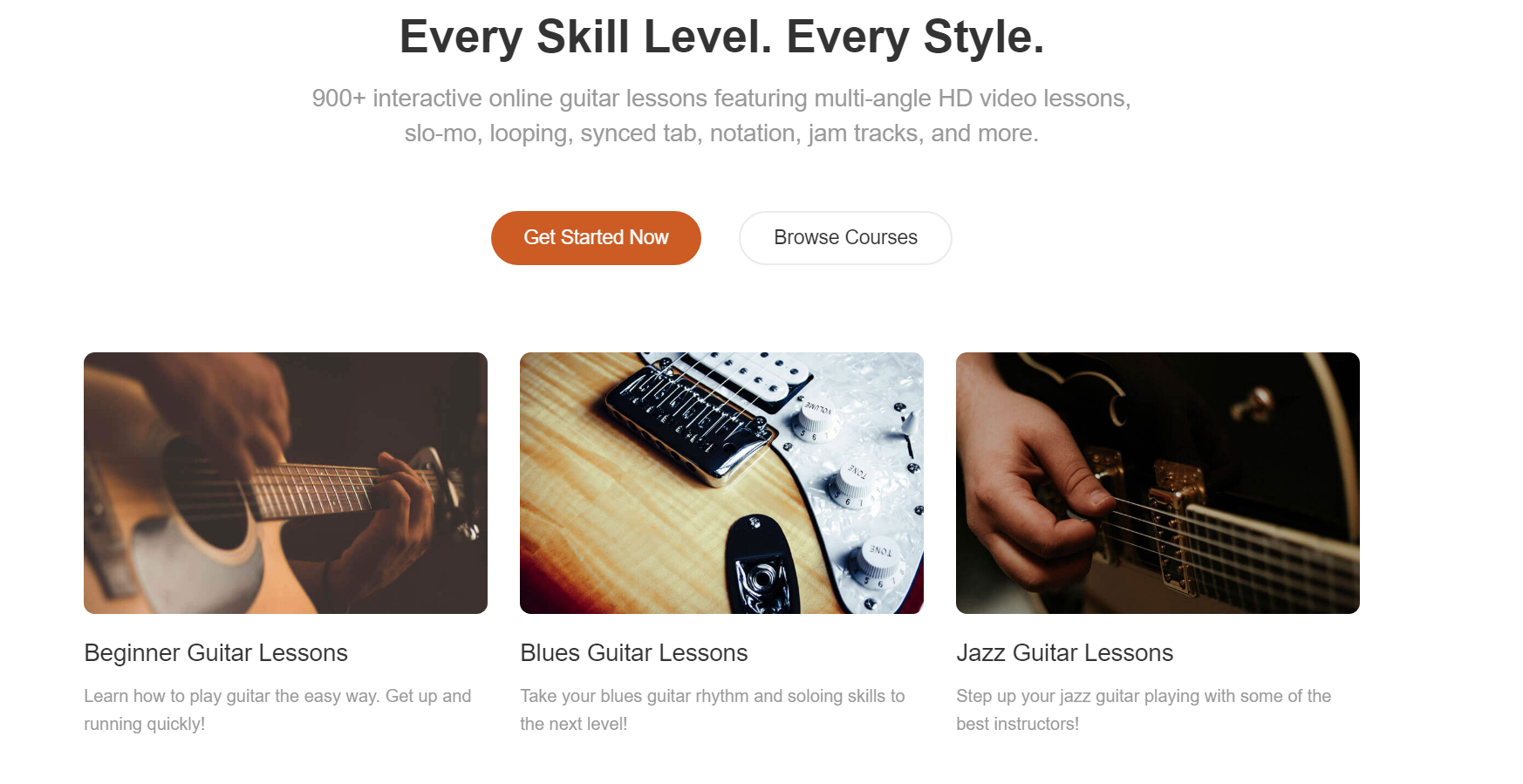 truefire guitar lessons