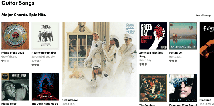 fender play famous songs